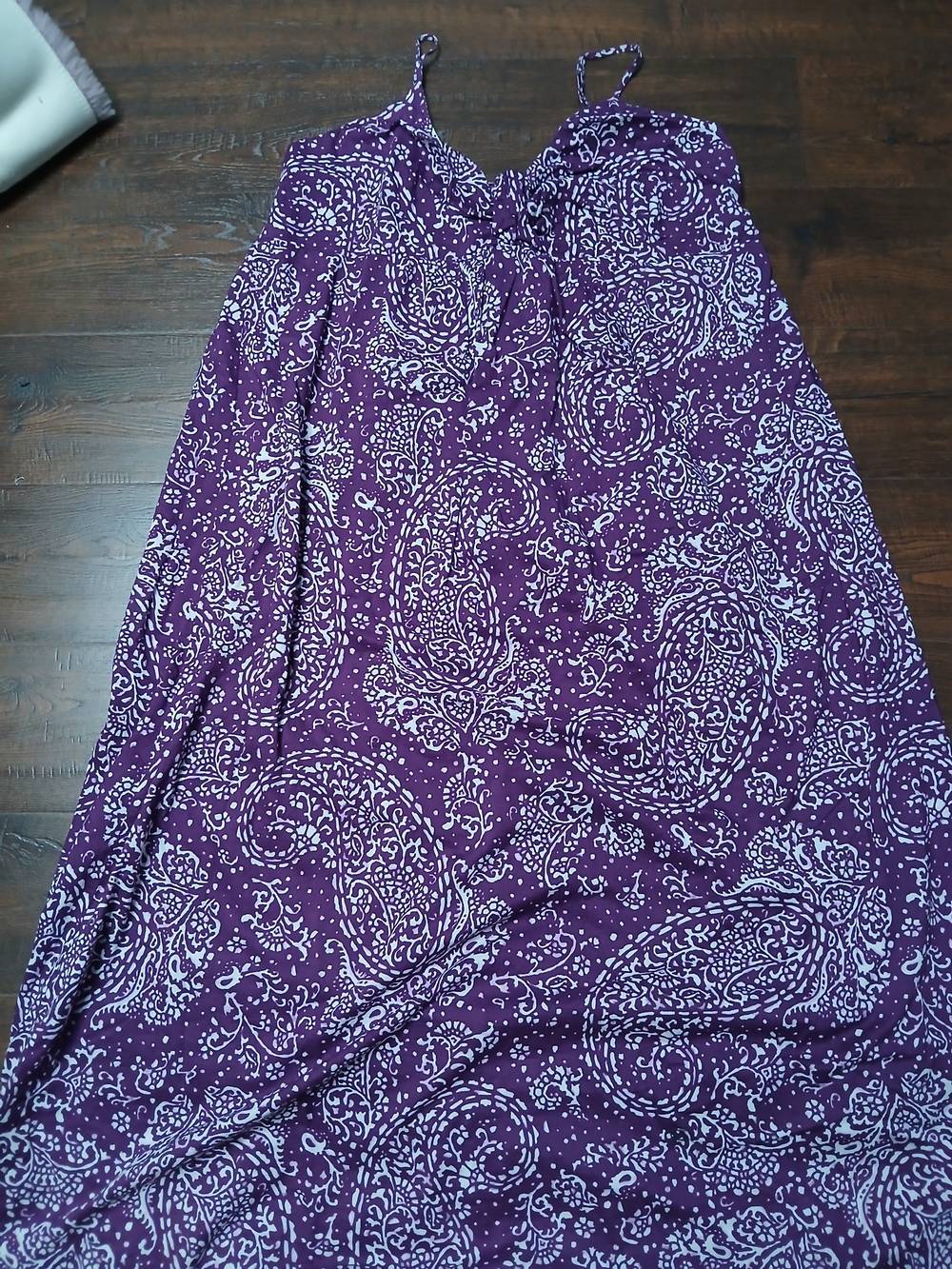 Purple Paisley Maxi Skirt